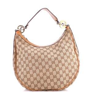 Gucci Twins Hobo Gg Canvas Medium #239451G10B